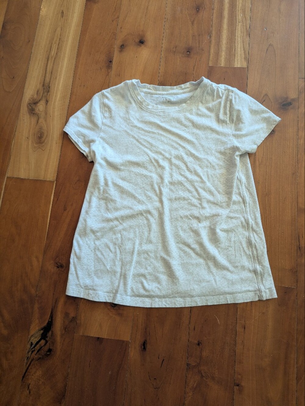 Athleta Light Gray Short Sleeve Tee